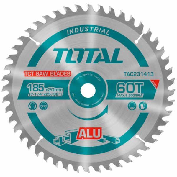 TOTAL DISCO SIERRA CIRCULAR 7 1/4 60DIENTES(TAC231413)