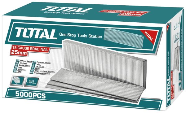 TOTAL CAJA CLAVOS 25MM PARA PISTOLA (TAC918251)