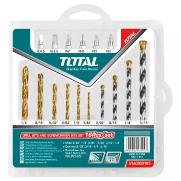 TOTAL BROCA Y PUNTA 16PZ (TACSD3165)