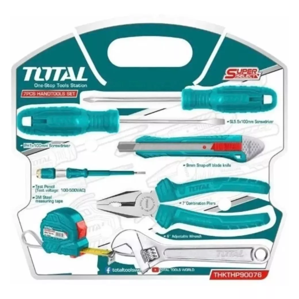 TOTAL HERRAMIENTAS MANUALES 7PZ (THKTHP90076)