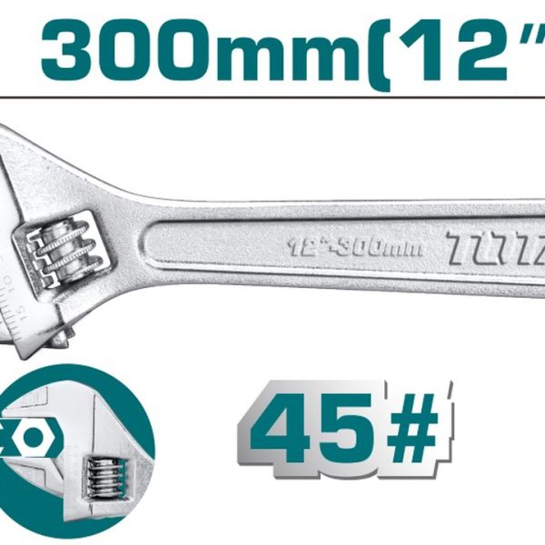 TOTAL LLAVE FRANCESA 12PULG (THT1010123)