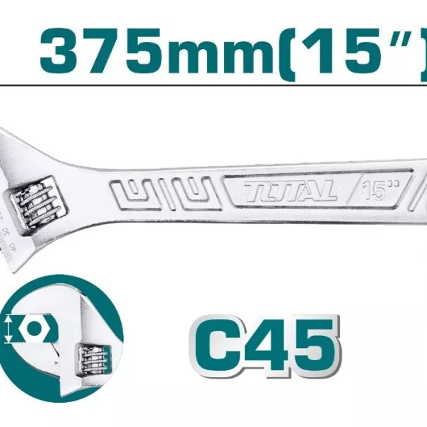 TOTAL LLAVE FRANCESA 15PULG (THT1010153)