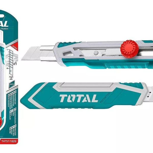 TOTAL CUCHILLO CARTONERO PERILLA 18x100(THT511826)