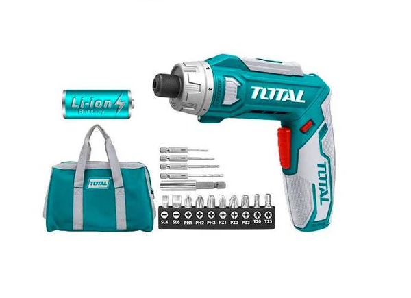 TOTAL DESTORNILLADOR INALAMB 8V C/LUZ LED (TSDLI0801)