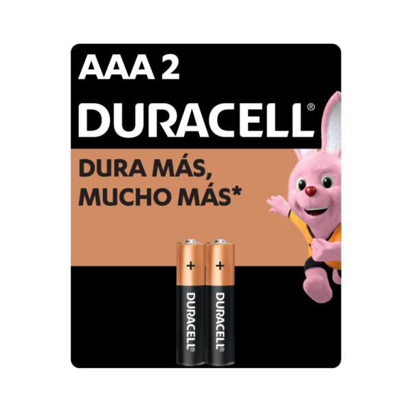 PILA DURACELL ALCALINA AAA (2 PILAS)